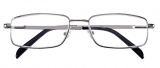 Čtecí brýle SUSSEX - barva stříbrná včetně pouzdra
