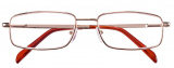 Čtecí brýle SUSEX - barva zlatá včetně pouzdra